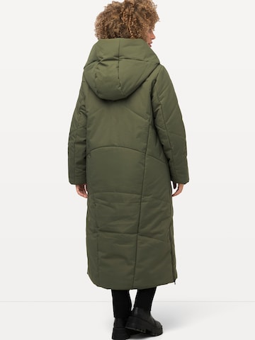 Ulla Popken Zimní kabát – zelená