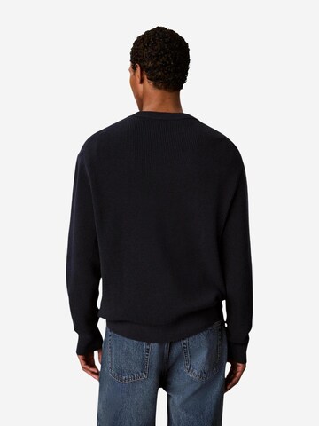 Calvin Klein Jeans Trui 'LS EZ COTTON WAFFLE LV04RD313G' in Zwart