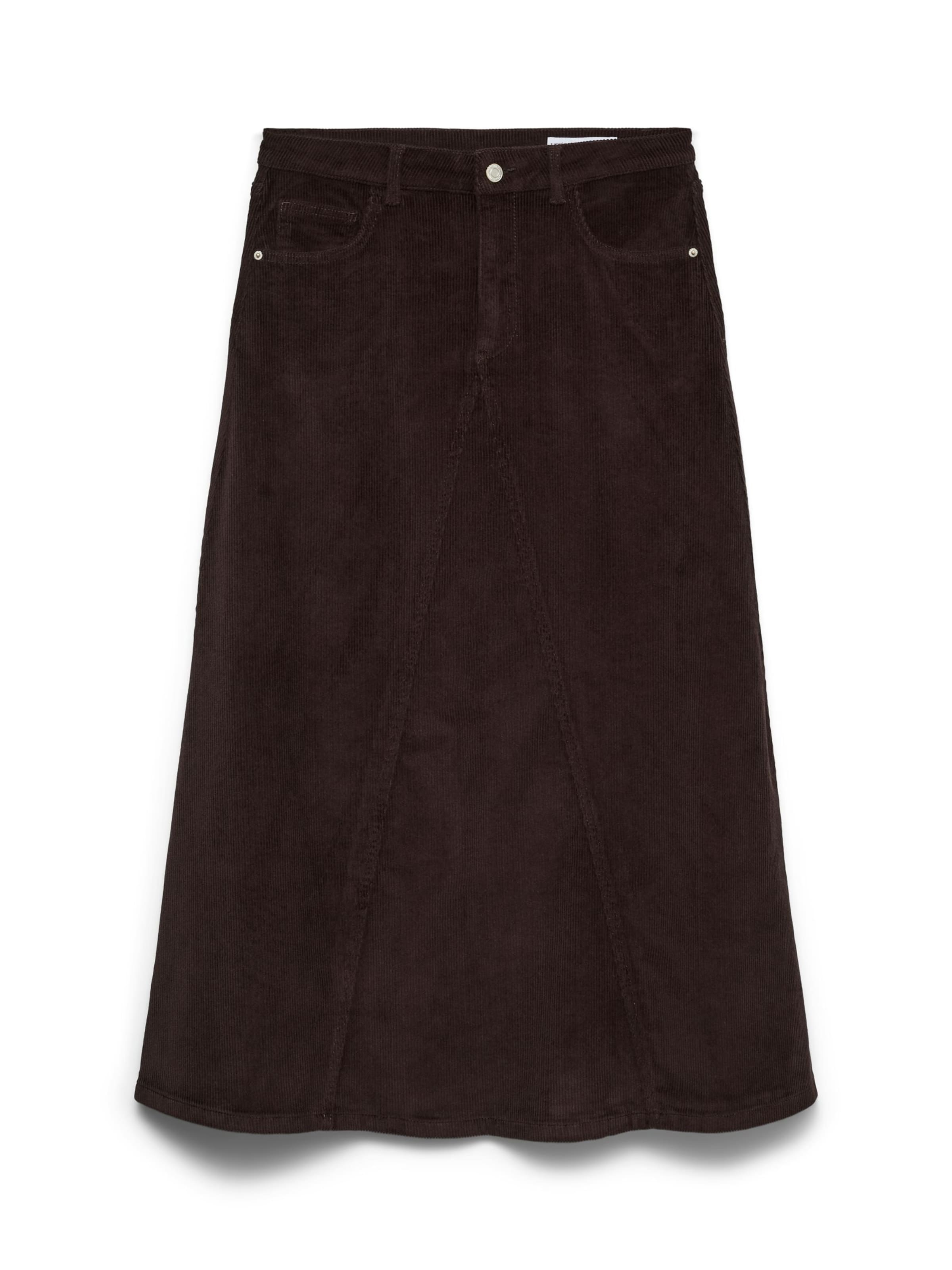 VERO MODA Rok 'VMGina' in 38 in de kleur Chocoladebruin, Productweergave