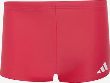 ADIDAS PERFORMANCE Športne kopalne hlače | rdeča barva: sprednja stran