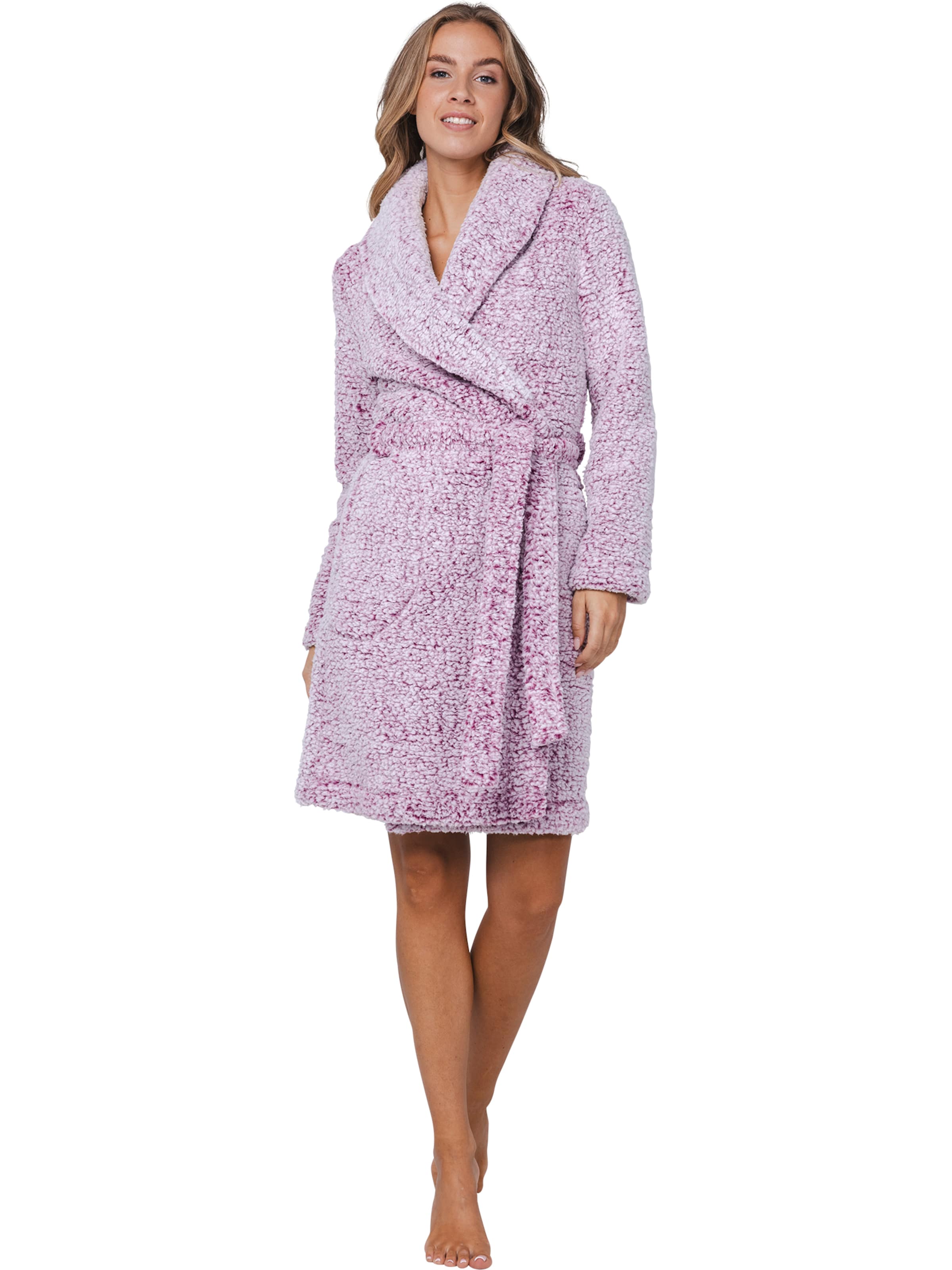 Rebelle Dressing gown 'Morning gown' in Red: front