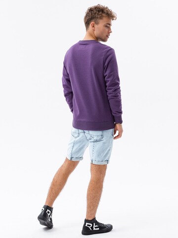 Sweat-shirt 'B978' Ombre en violet