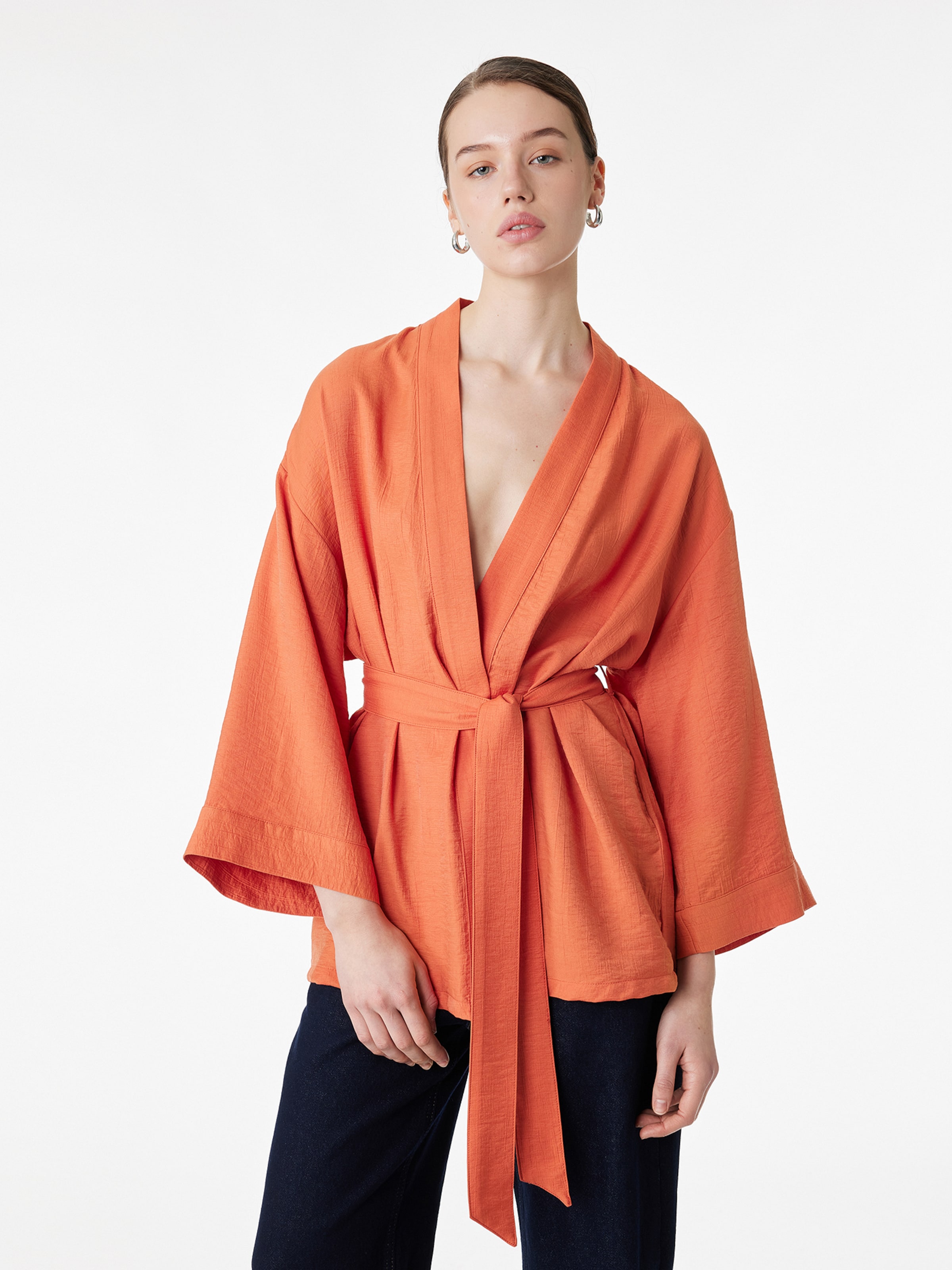 Koton Kimono in Orange: Vorderseite