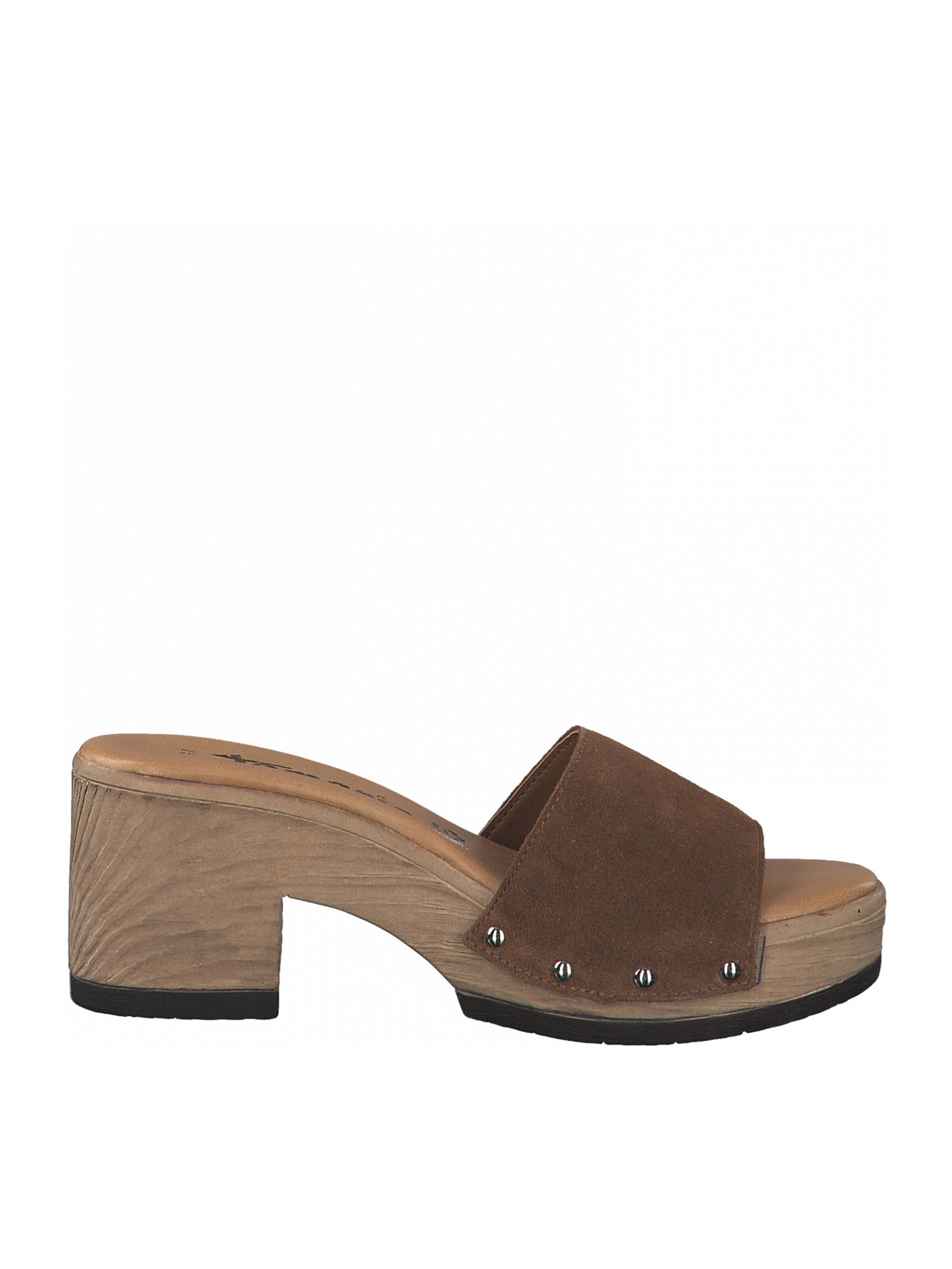 Frauen Sandalen TAMARIS Clogs in Braun - CG93597 Frauen Sandalen TAMARIS Clogs in Braun - CG93597