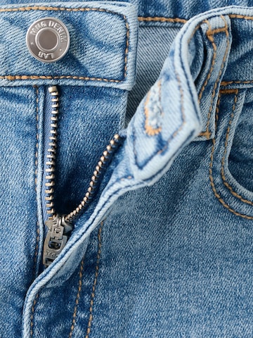 MANGO KIDS Úzky strih Džínsy - Modrá