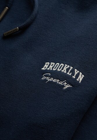 Superdry Flared Broek 'Athletic Essentials' in Blauw