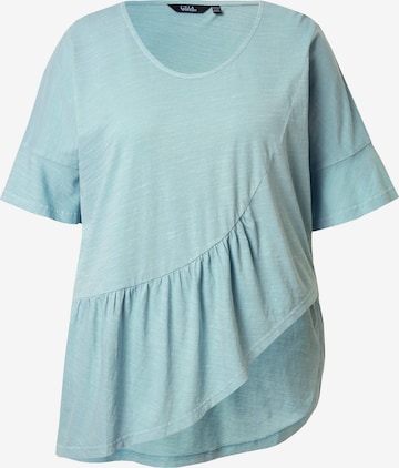 Ulla Popken Shirt in Blau: Vorderseite