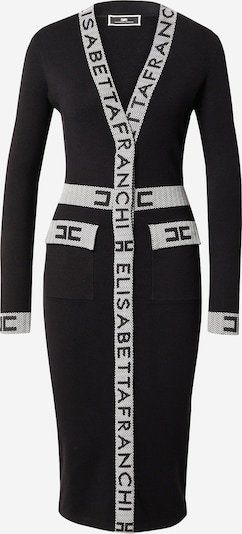 Elisabetta Franchi Pletena haljina u crna / bijela, Pregled proizvoda