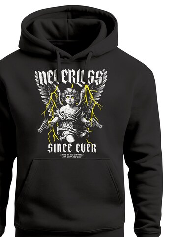 Neverless Sweatshirt 'Guns' in Black