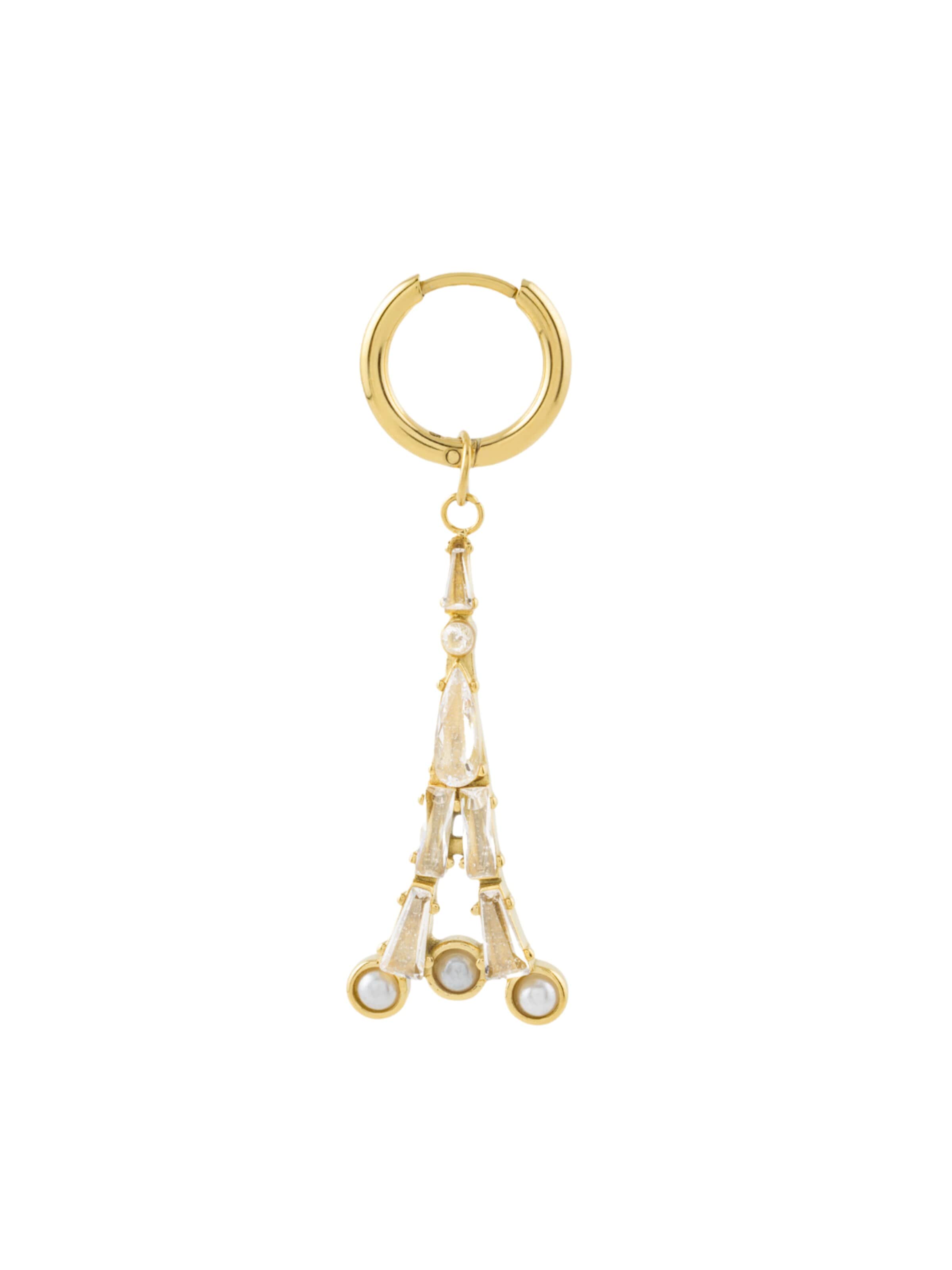 YParis Earrings 'Boucle Darcy G' in Gold: front