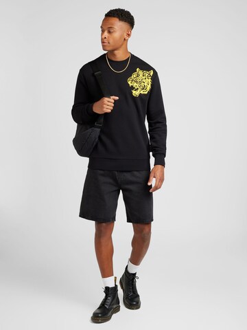 Sweat-shirt 'Tiger' Plein Sport en noir