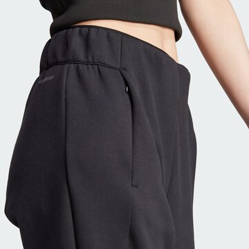 Effilé Pantalon de sport 'Z.N.E.' ADIDAS SPORTSWEAR en noir