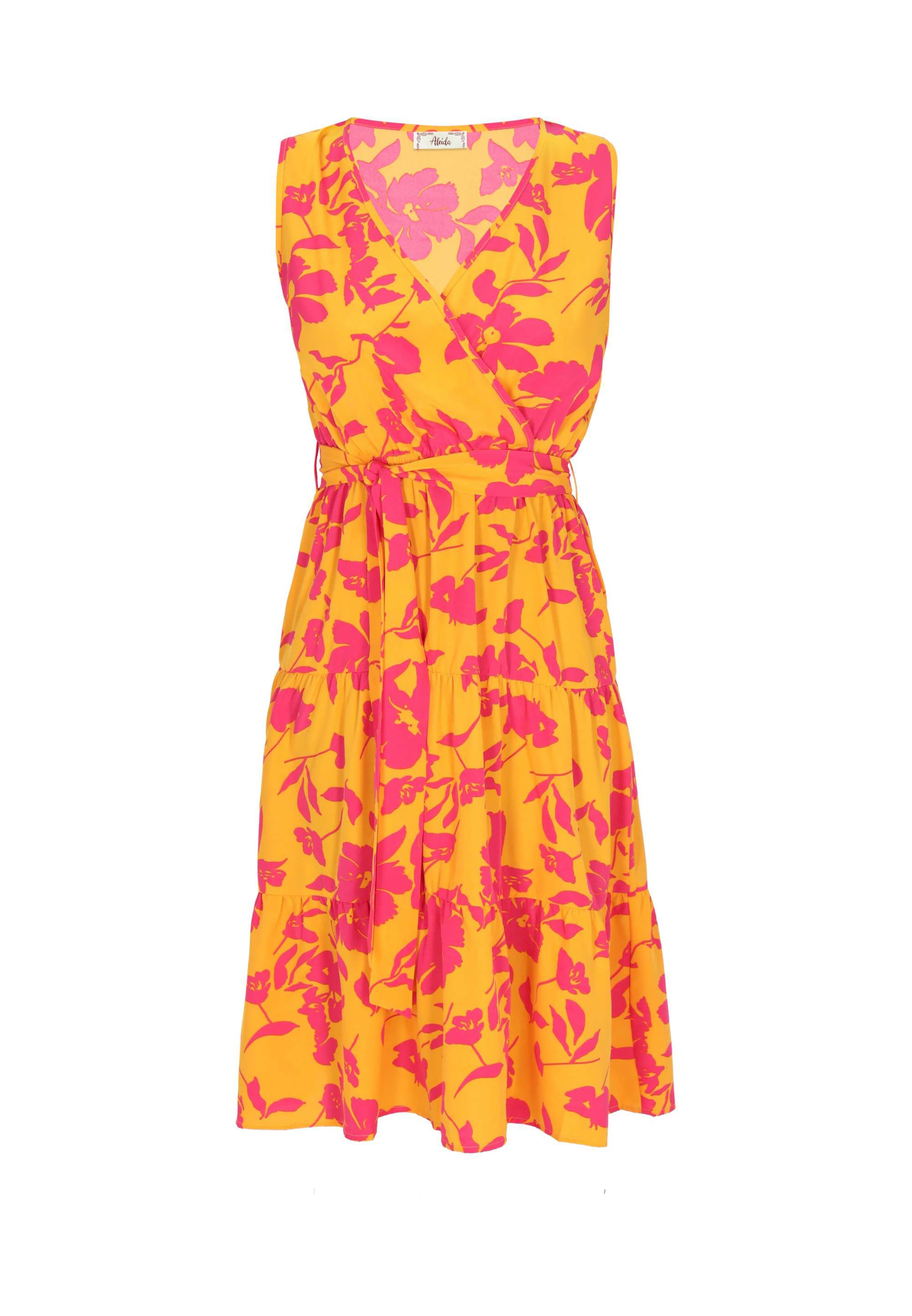aleida Dress in Yellow: front