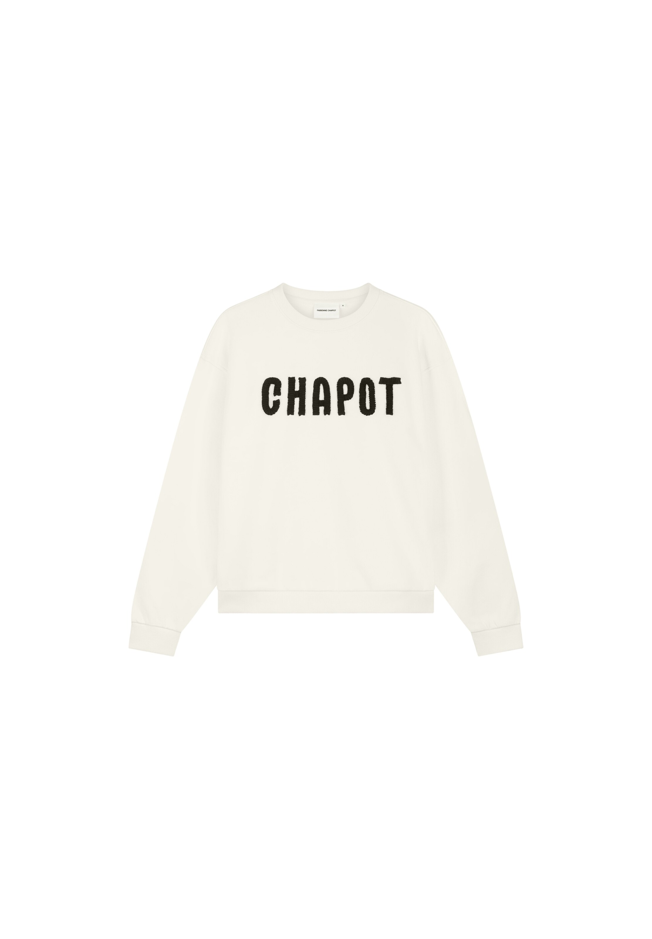 Fabienne Chapot Sweatshirt in de kleur Offwhite, Productweergave