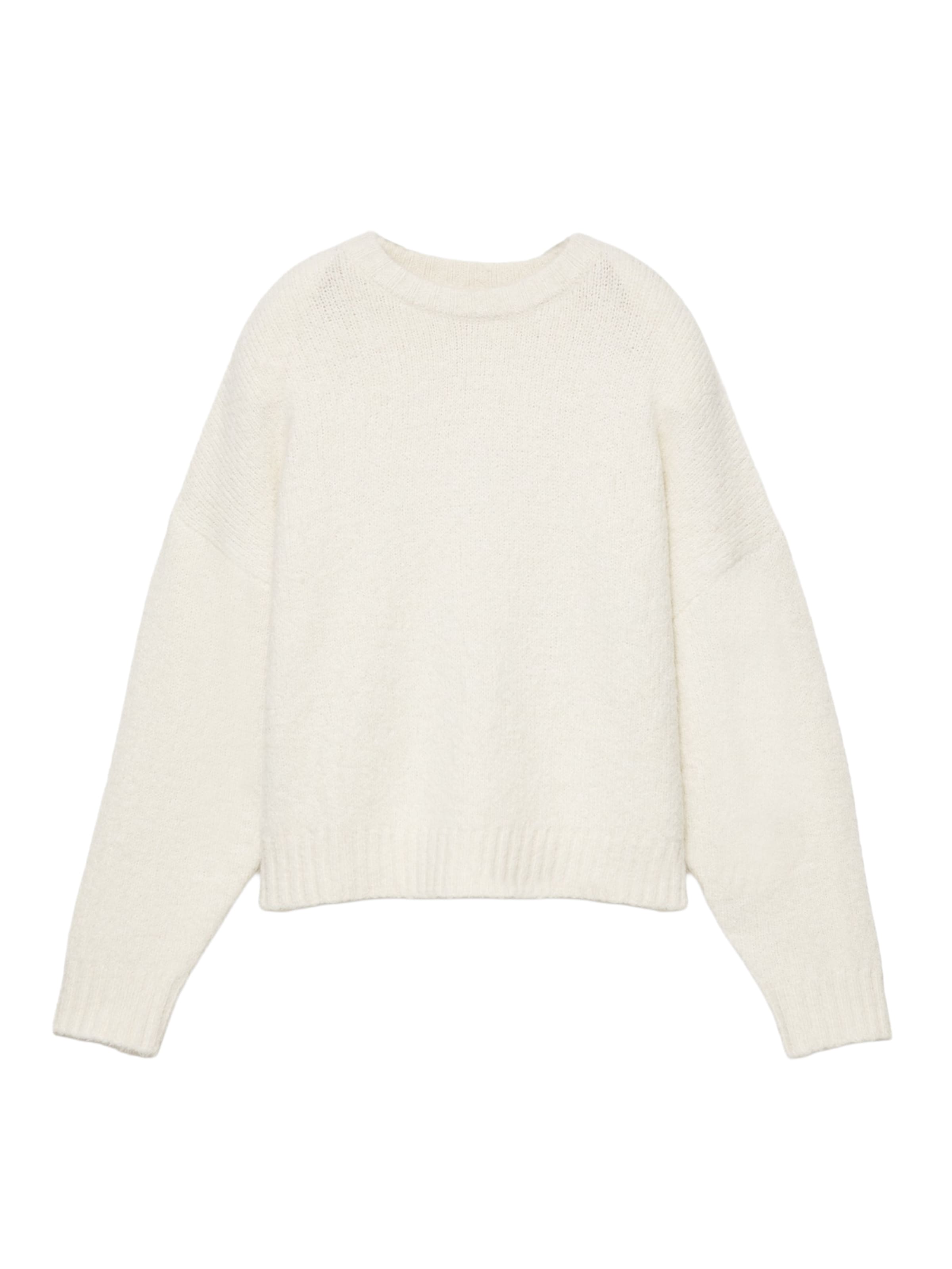 Pull-over Pull&Bear en blanc : devant