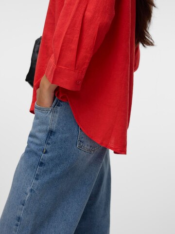 VERO MODA Bluse 'LINN' i rød