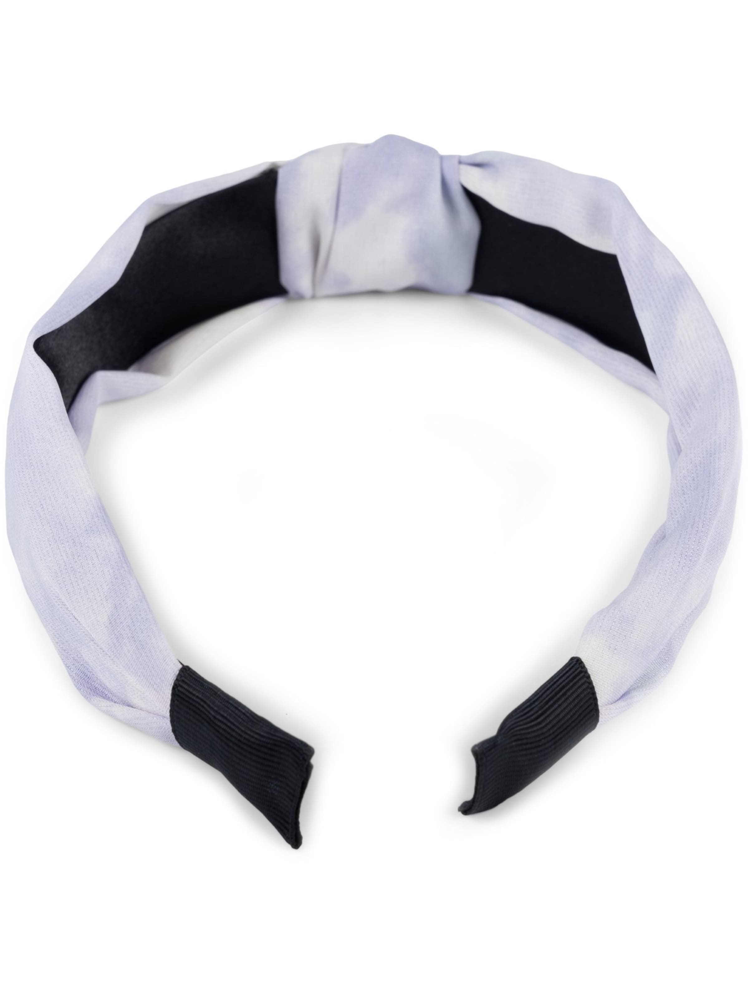 styleBREAKER Haarschmuck 'Stoff Haarreif Batik Farbverlauf'‌‌‌‌‌‌‌‌‌‌ in Weiß