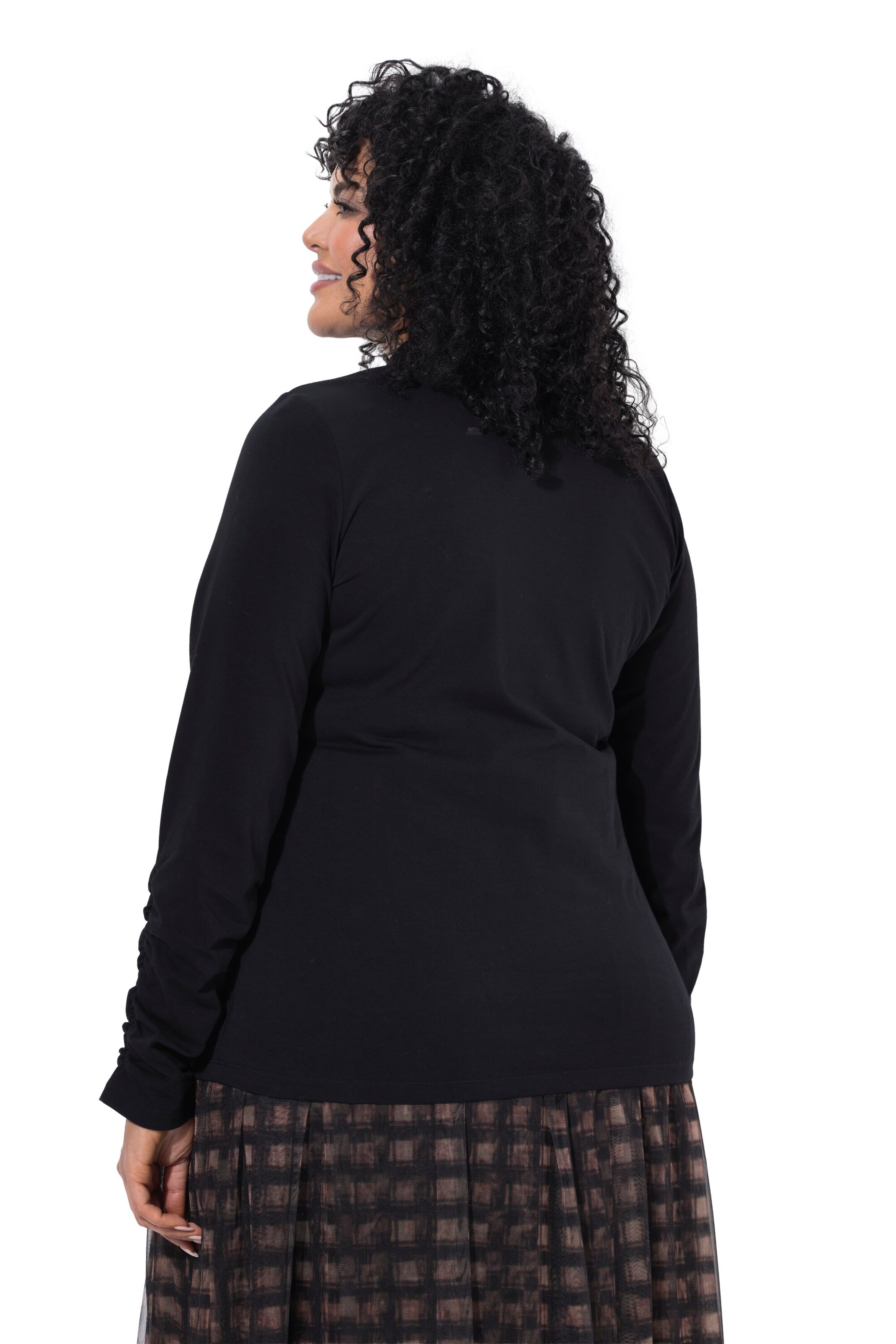 Ulla Popken Shirt in Zwart