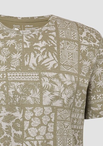T-Shirt s.Oliver en vert