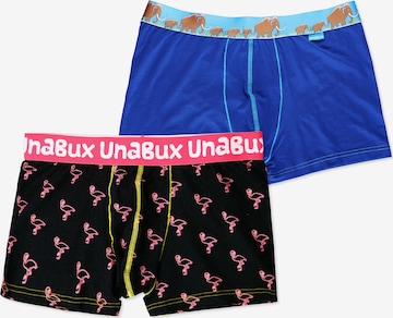UNABUX Boxershorts in Blau: Vorderseite