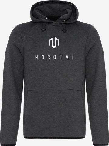 MOROTAI Sweatshirt 'Neo' in Grijs: voorkant