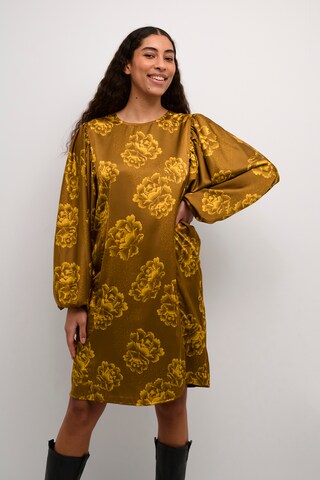 CULTURE Blusenkleid 'Rosie' in Gelb: Vorderseite