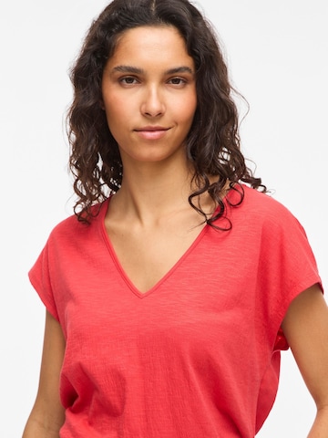 VILA Shirt 'VISyma' in Rood