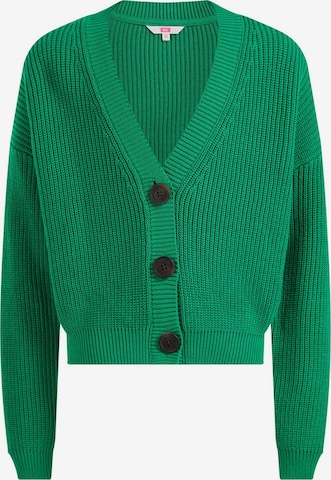 WE Fashion - Casaco de malha em verde: frente