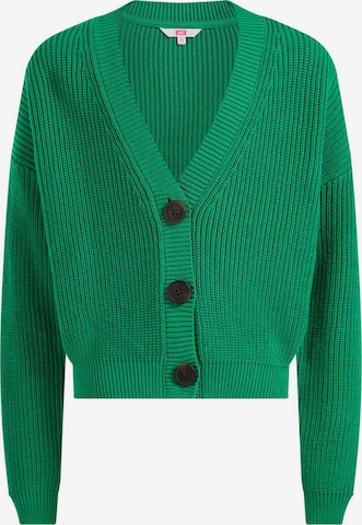 WE Fashion Knit cardigan in Green: front