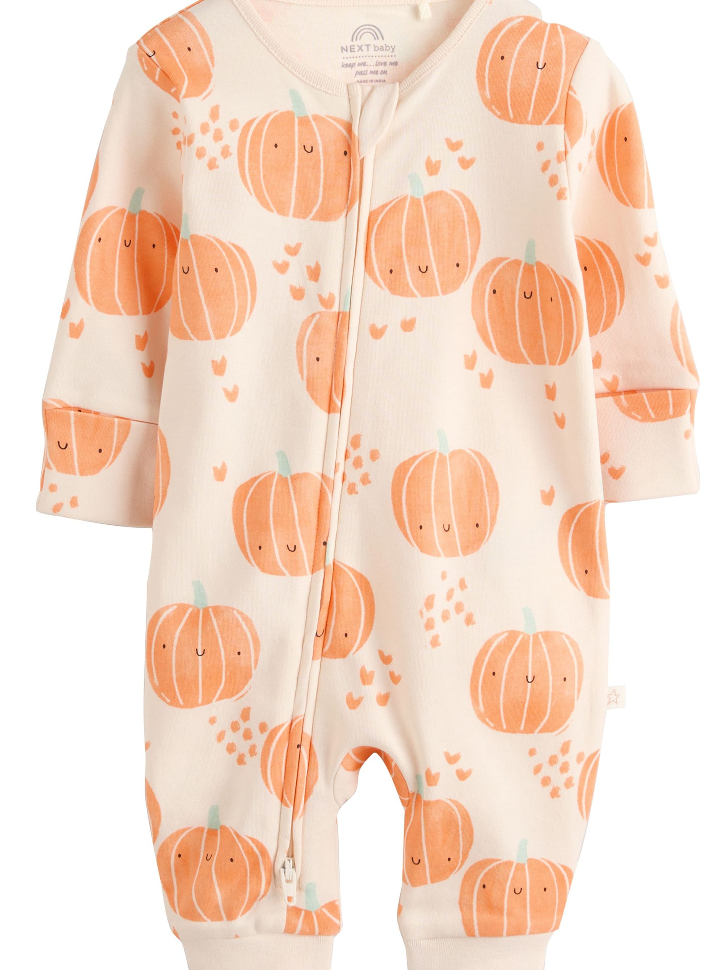 Next Ползунки/боди в Оранжевый: спереди