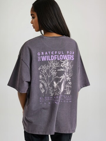 Funky Buddha T-Shirt in Grau: Vorderseite
