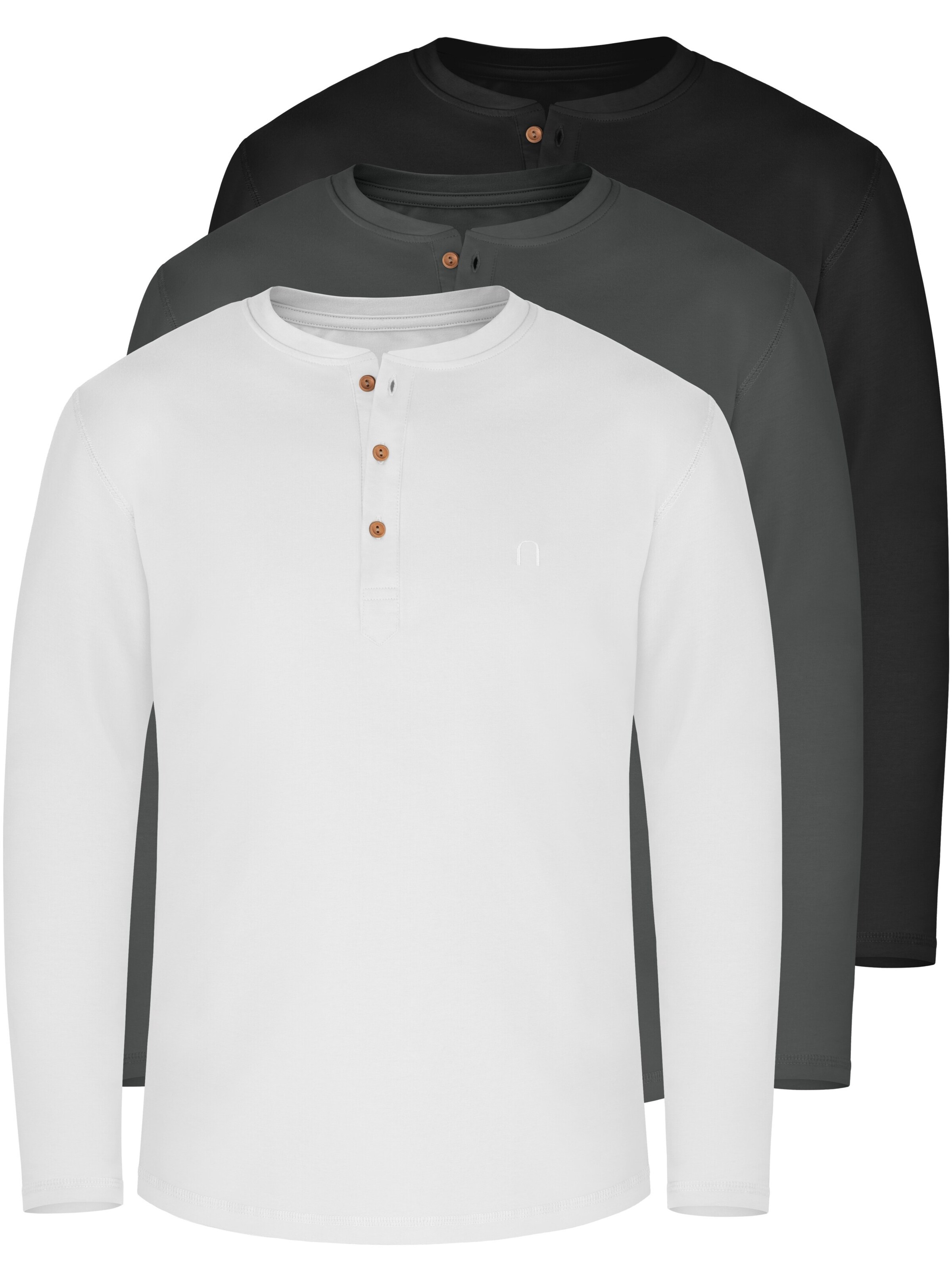 normani Shirt 'Neuville' in Grey: front
