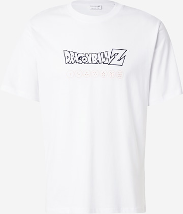 T-Shirt 'JORDRAGON' JACK & JONES en blanc : devant