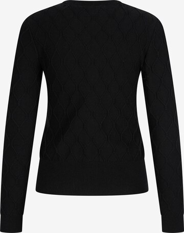 4funkyflavours Knit Cardigan 'VA Noir' in Black