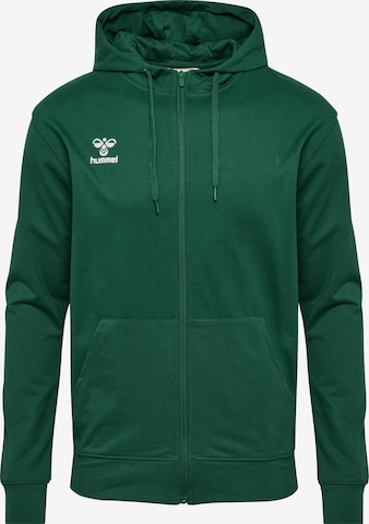 Hummel Sportsweatshirt i grøn: forside