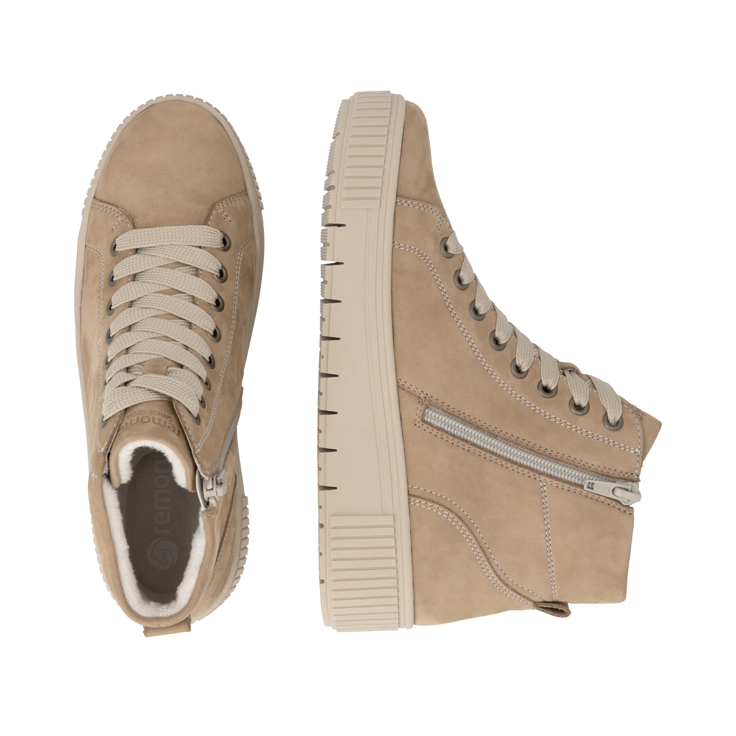 REMONTE Schnürstiefelette in Braun