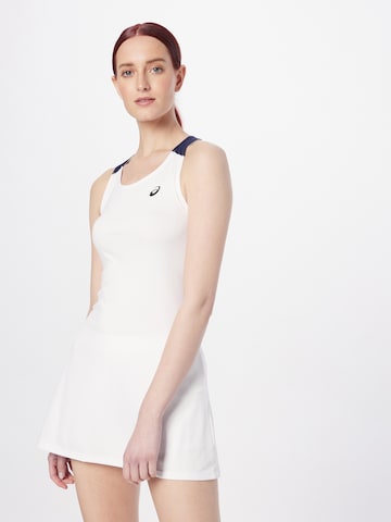 ASICS Športové šaty 'COURT' - biela: predná strana