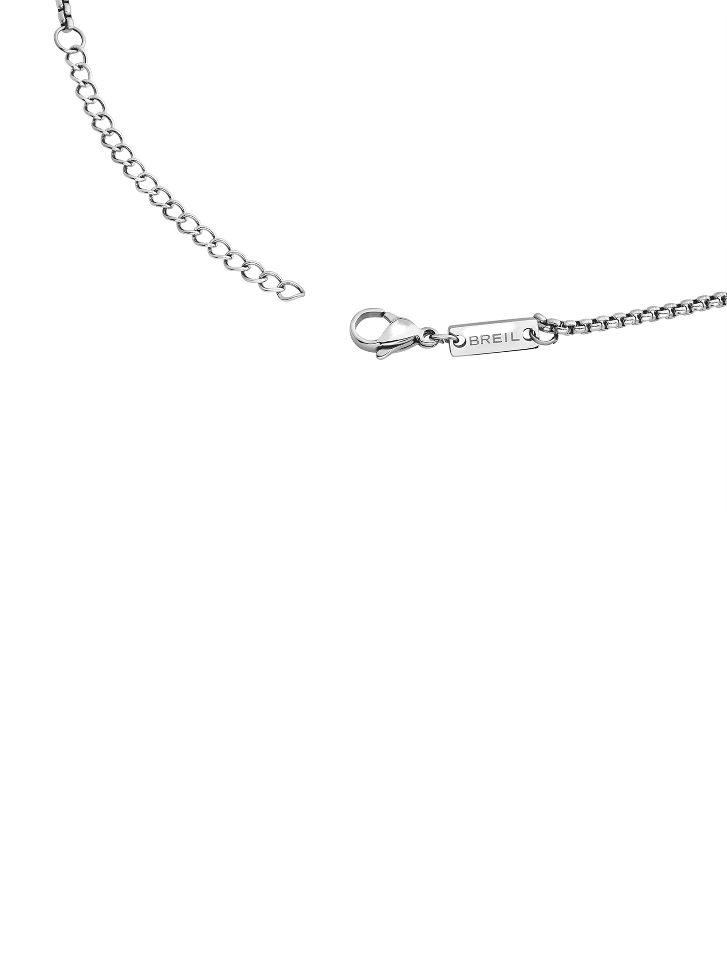 Breil Ketting 'STEEL & SPARK' in Zilver