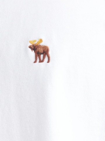 Abercrombie & Fitch Μπλουζάκι σε λευκό