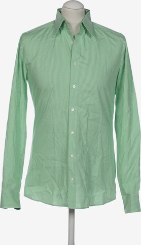 OLYMP Button Up Shirt in M in Green: front