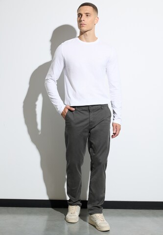 Street One MEN Slim fit Chino Pants in Grey: front