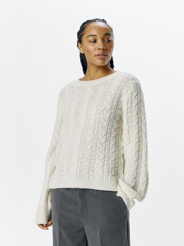 Pull-over 'OBJRuna' OBJECT en blanc : devant