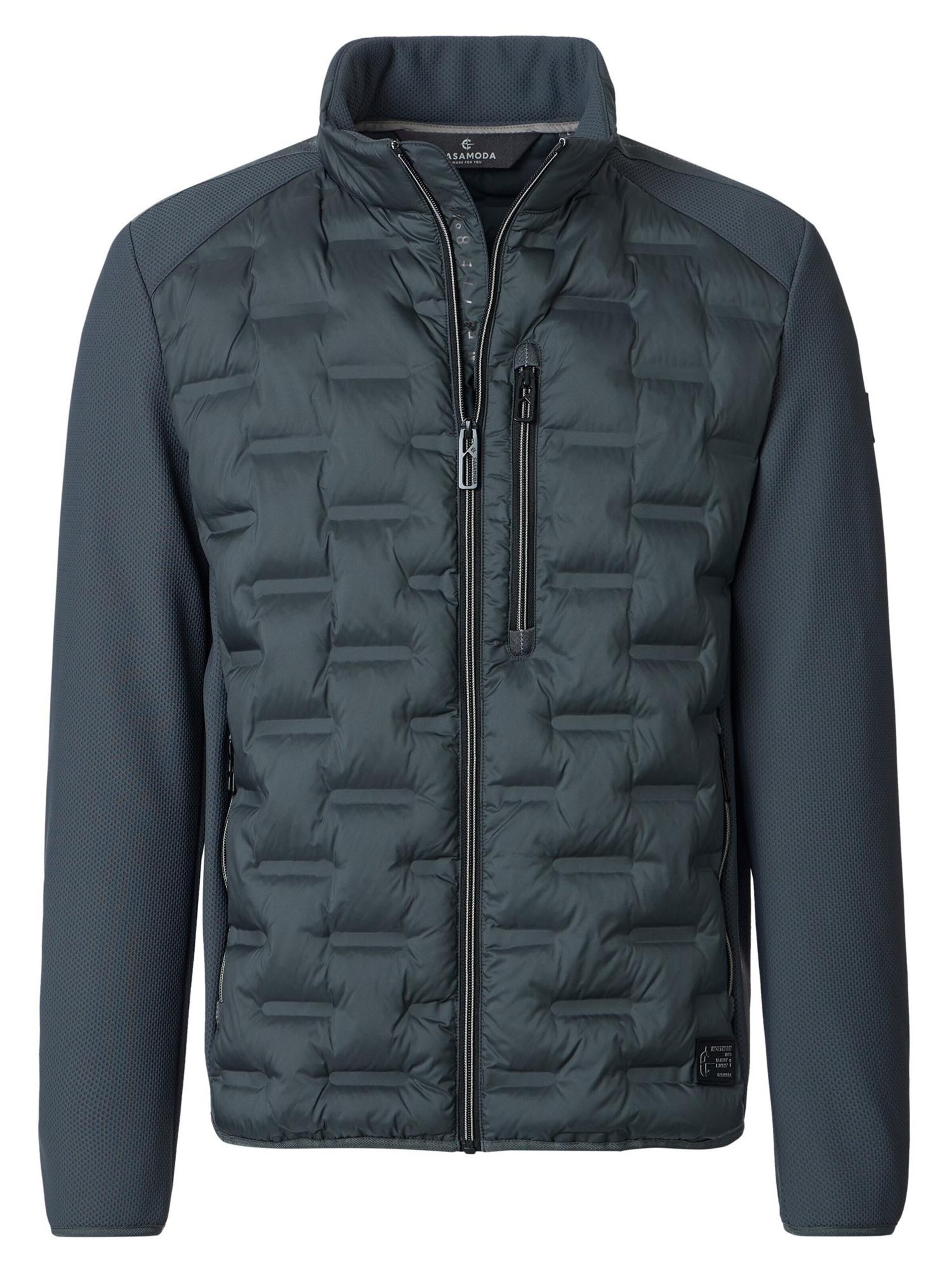 CASAMODA Between-season jacket 'Basic' in Blue: front