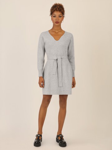 APART Knitted dress in Grey