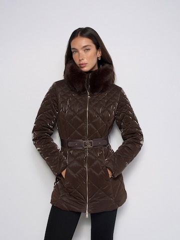 Salsa Jeans Winter jacket in Brown: front