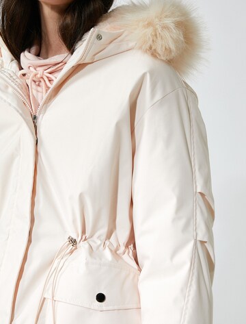 Koton Between-Seasons Parka in Pink