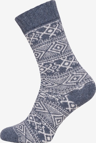 HomeOfSocks Socks 'HOS4510' in Blue: front