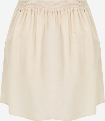 Pieces Petite - Falda 'Sunna' en blanco