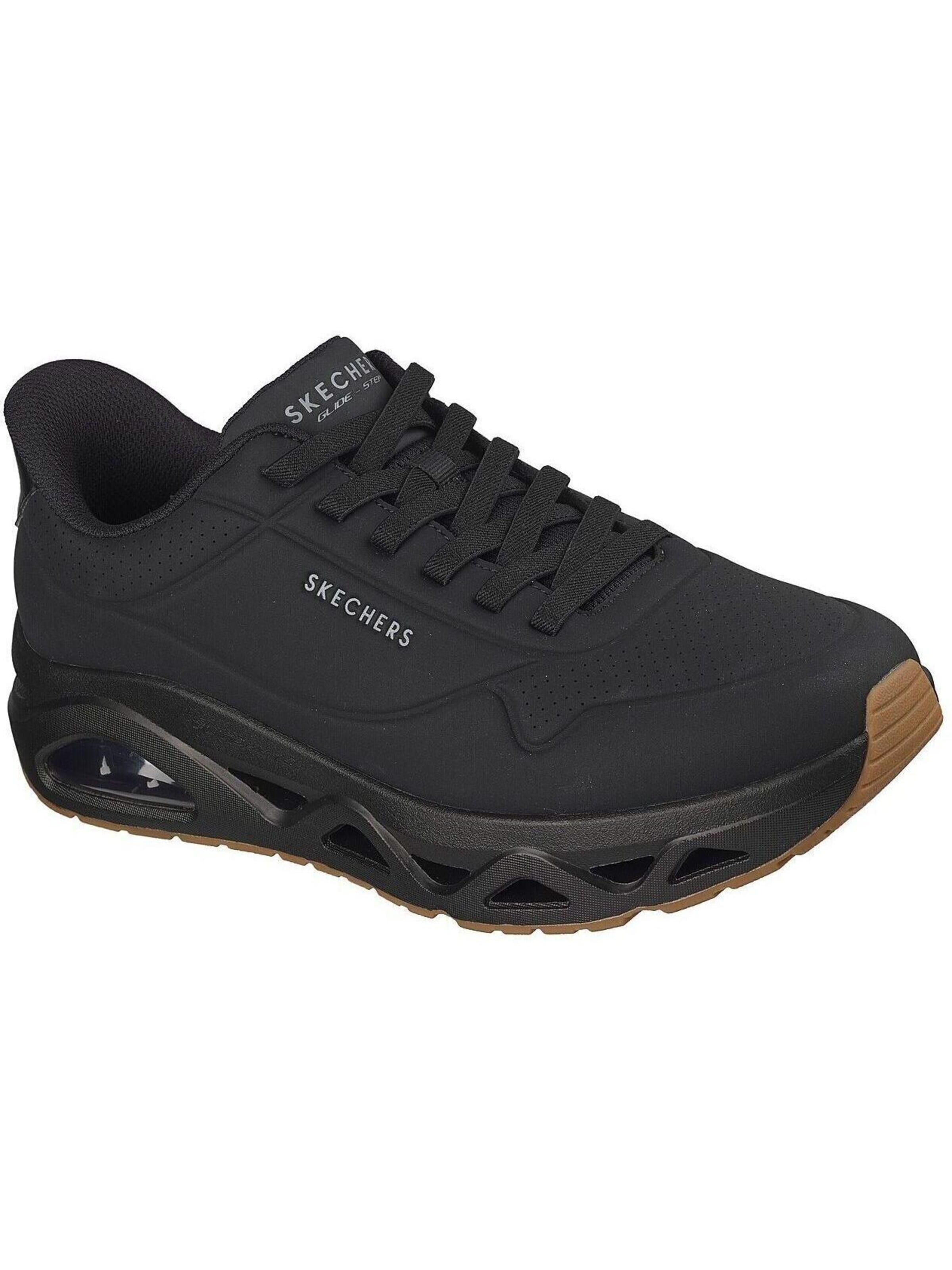 Scarpa sportiva 'Uno Glide-step - Glide On Air' di SKECHERS in nero: frontale