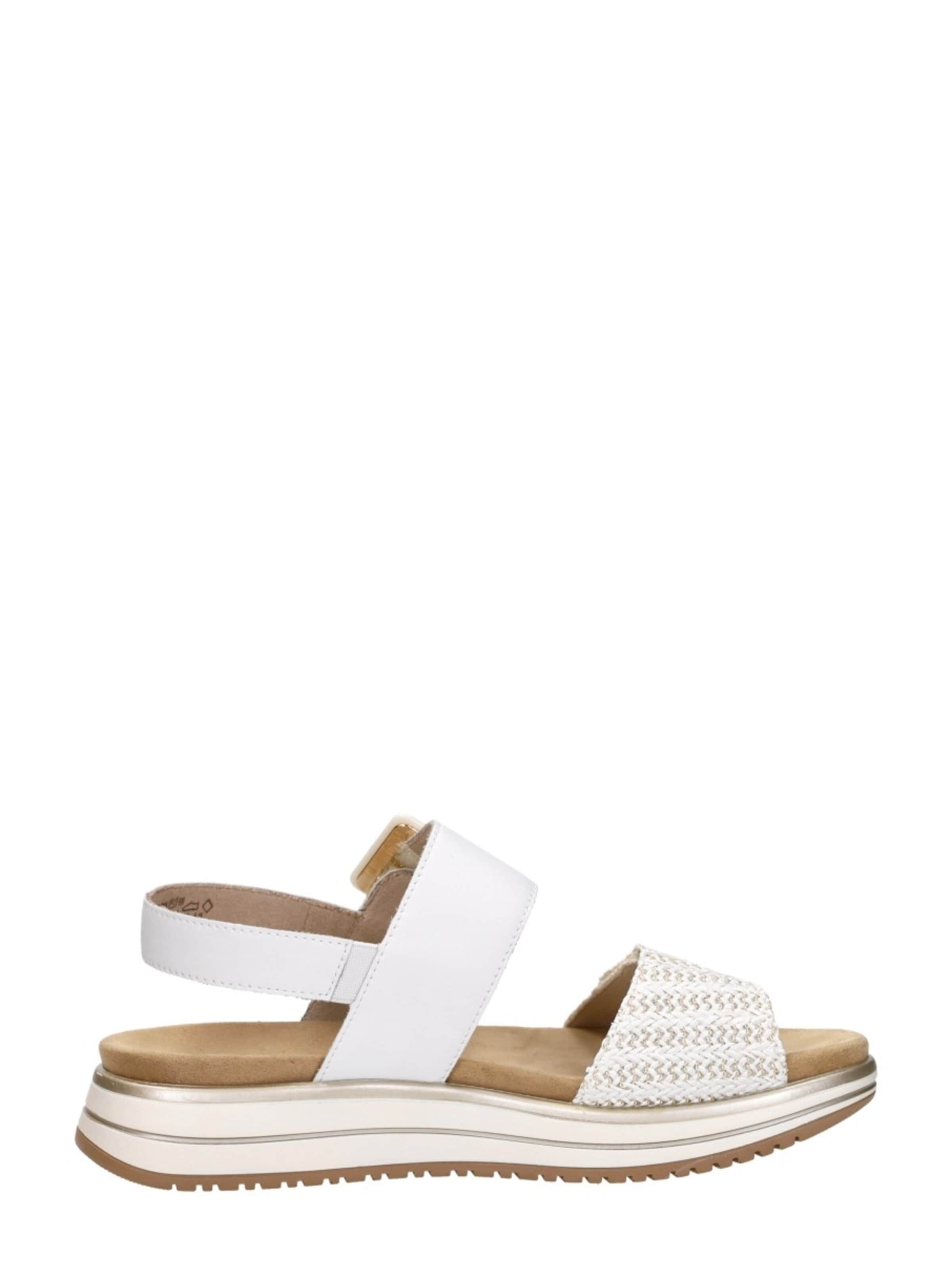 Sandales 'Sandalen Plat' REMONTE en blanc
